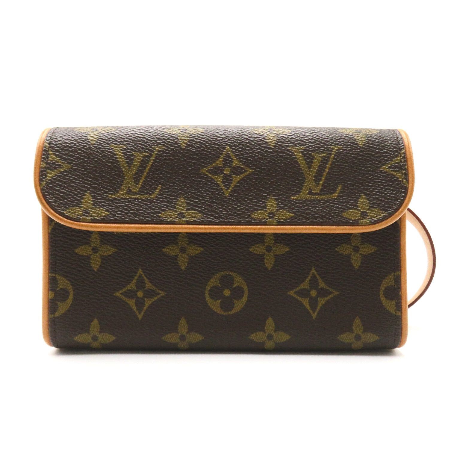 Louis Vuitton Louis Vuitton Pochette Florentine Waist Bag Body Coated Canvas Monogram Brown Size ONE SIZE - 1 Thumbnail