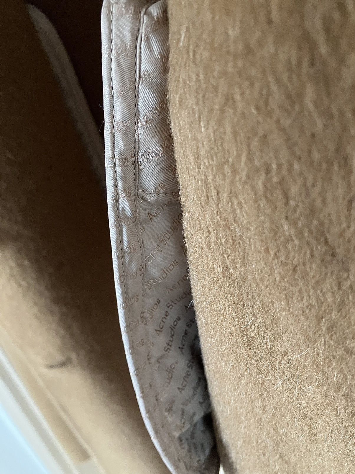 Acne Studios Acne Studios: Alpaca/ Wool Coat - Camel Size L / US 10 / IT 46 - 12 Thumbnail