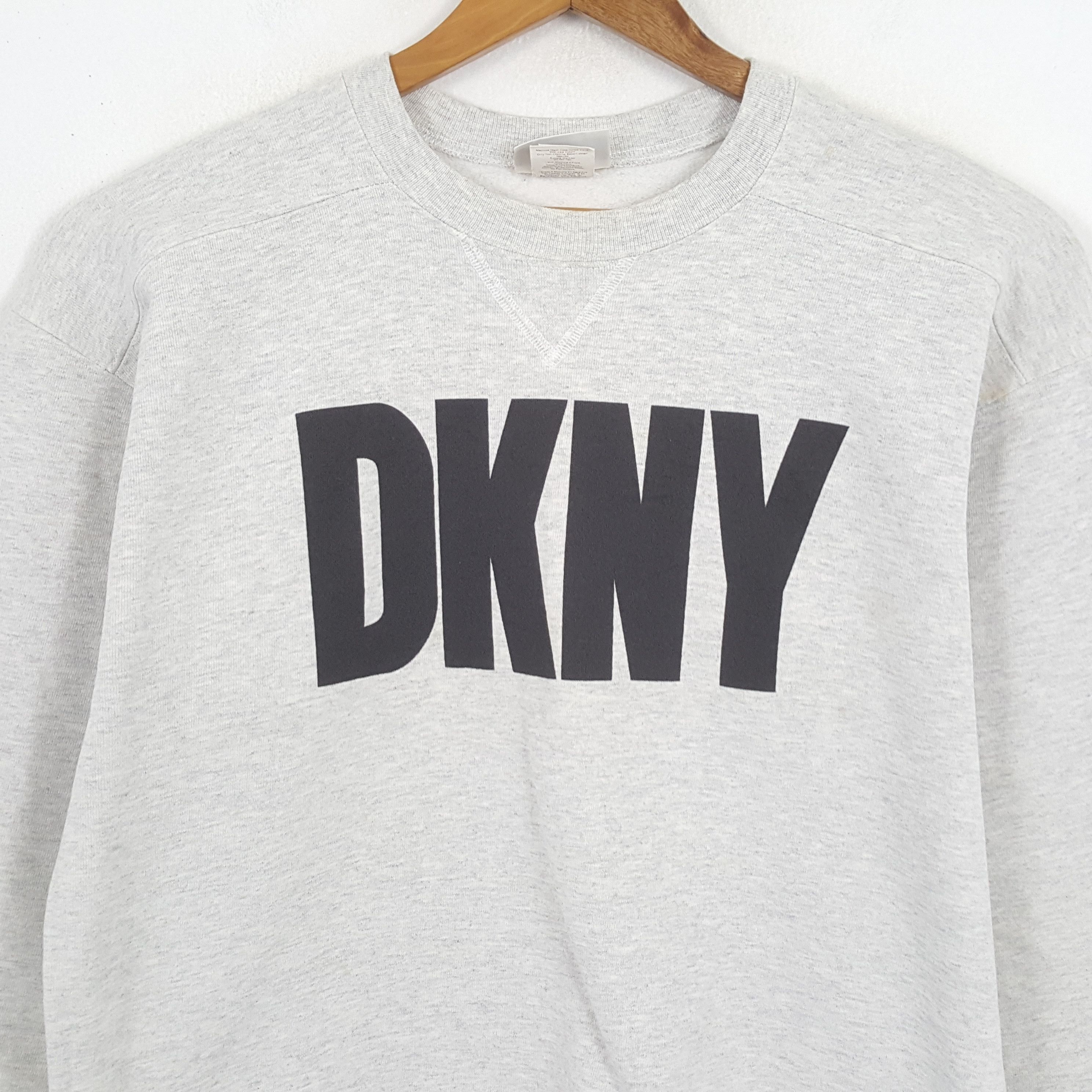 DKNY × Vintage Vintage DKNY JEANS Streetwear Skateboard Style Sweatshirts Size US L / EU 52-54 / 3 - 2 Thumbnail