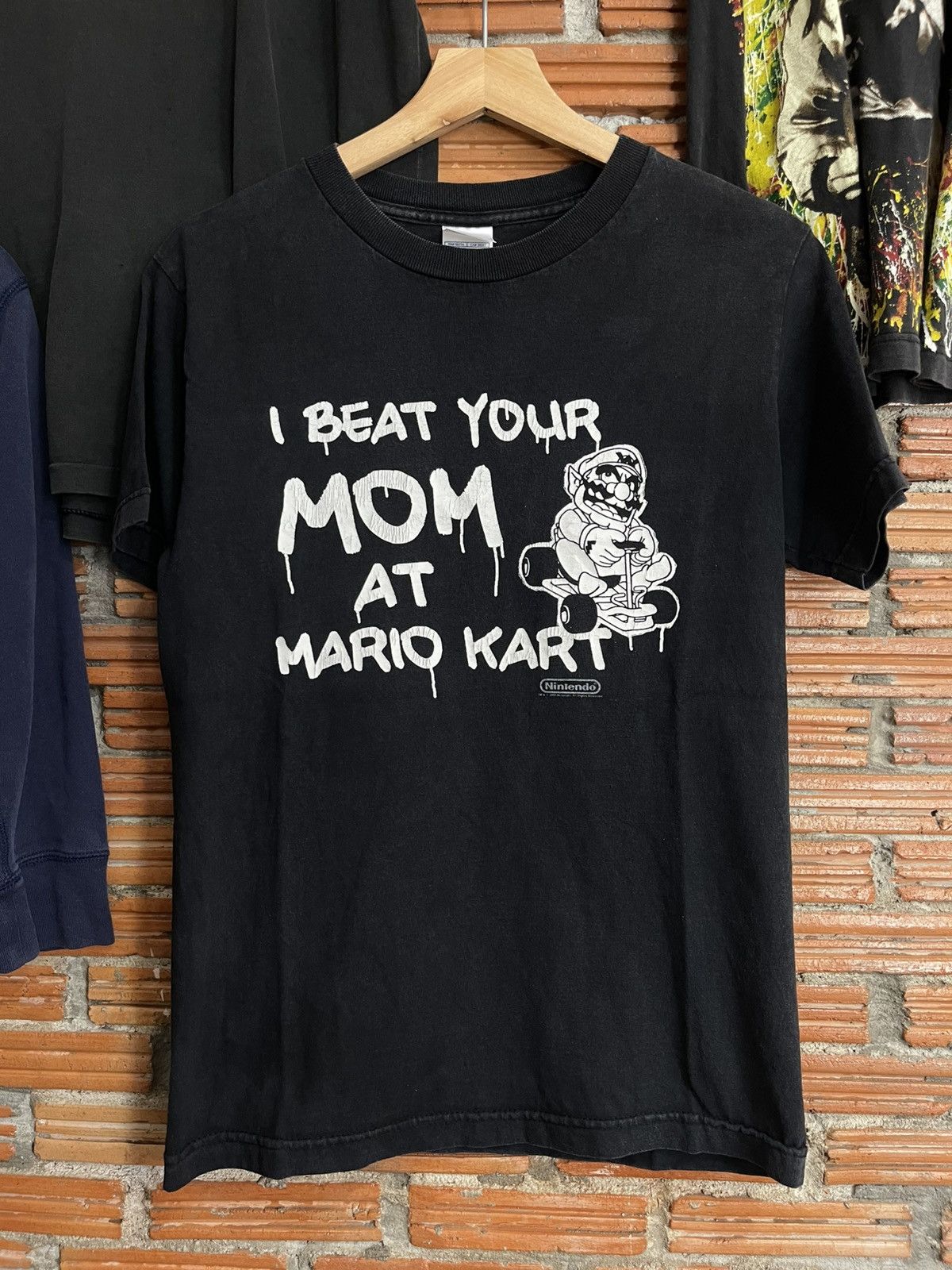 Nintendo I beat your mom at mario kart Nintendo 2005 T shirt Size US S / EU 44-46 / 1 - 2 Thumbnail