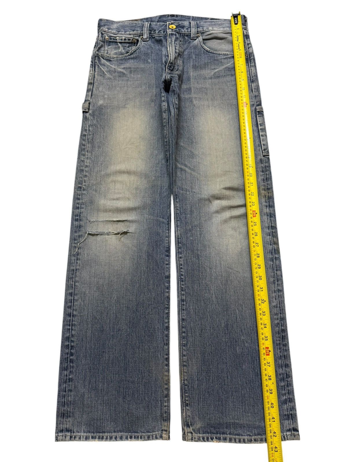 Levi's Vintage 90s Levis 503 Carpenter Distress Wide Leg Baggy Size US 33 - 9 Thumbnail