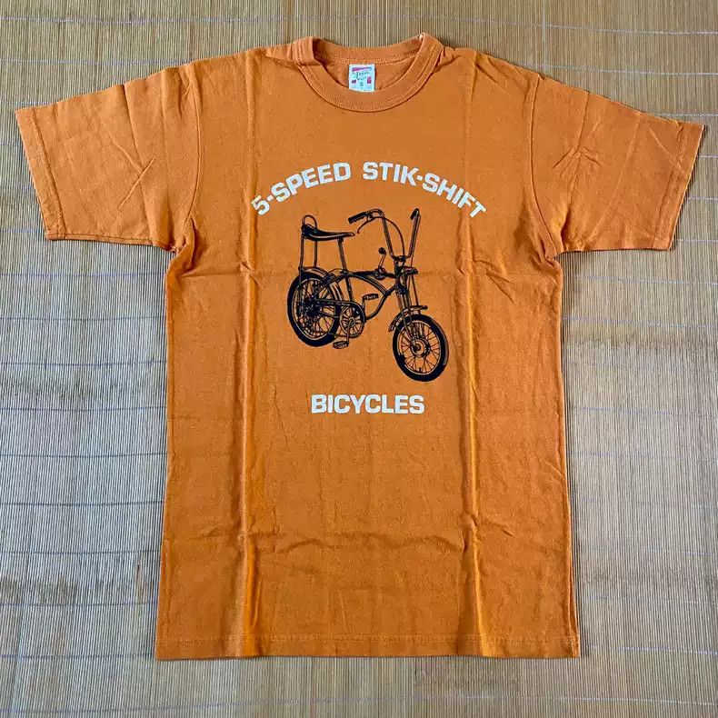 image of Freewheelers Out Of Print Vintage Short Sleeves For Old Bicycles in Brown, Men's (Size Small)