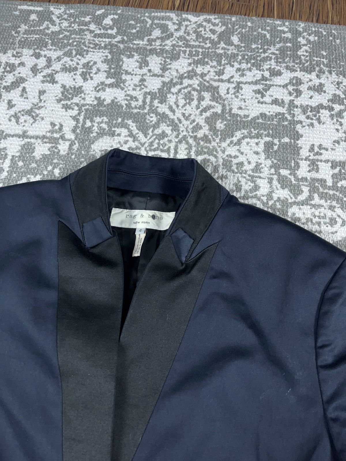 Rag & Bone ➕ rag & bone made in usa nice essential navy black blazer Size S / US 4 / IT 40 - 2 Thumbnail