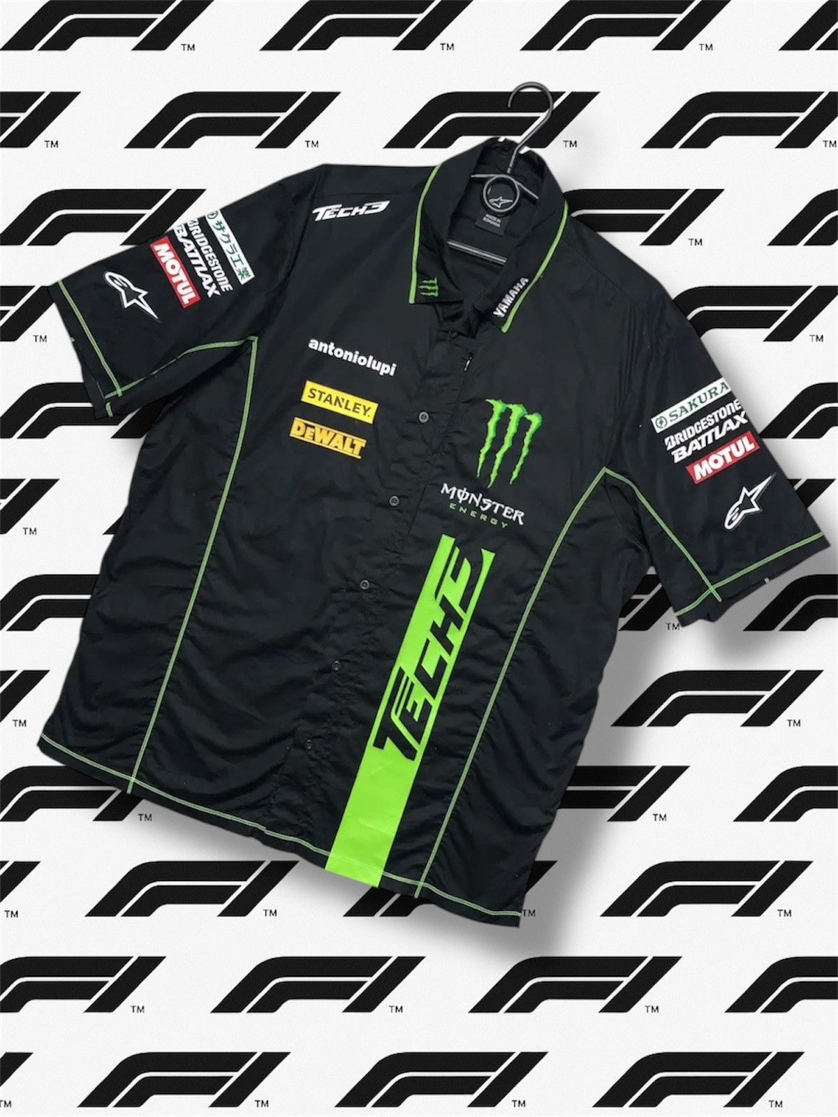 Yamaha Vintage Yamaha racing shirt Alpinestar monster size XL Size US XL / EU 56 / 4 - 1 Thumbnail