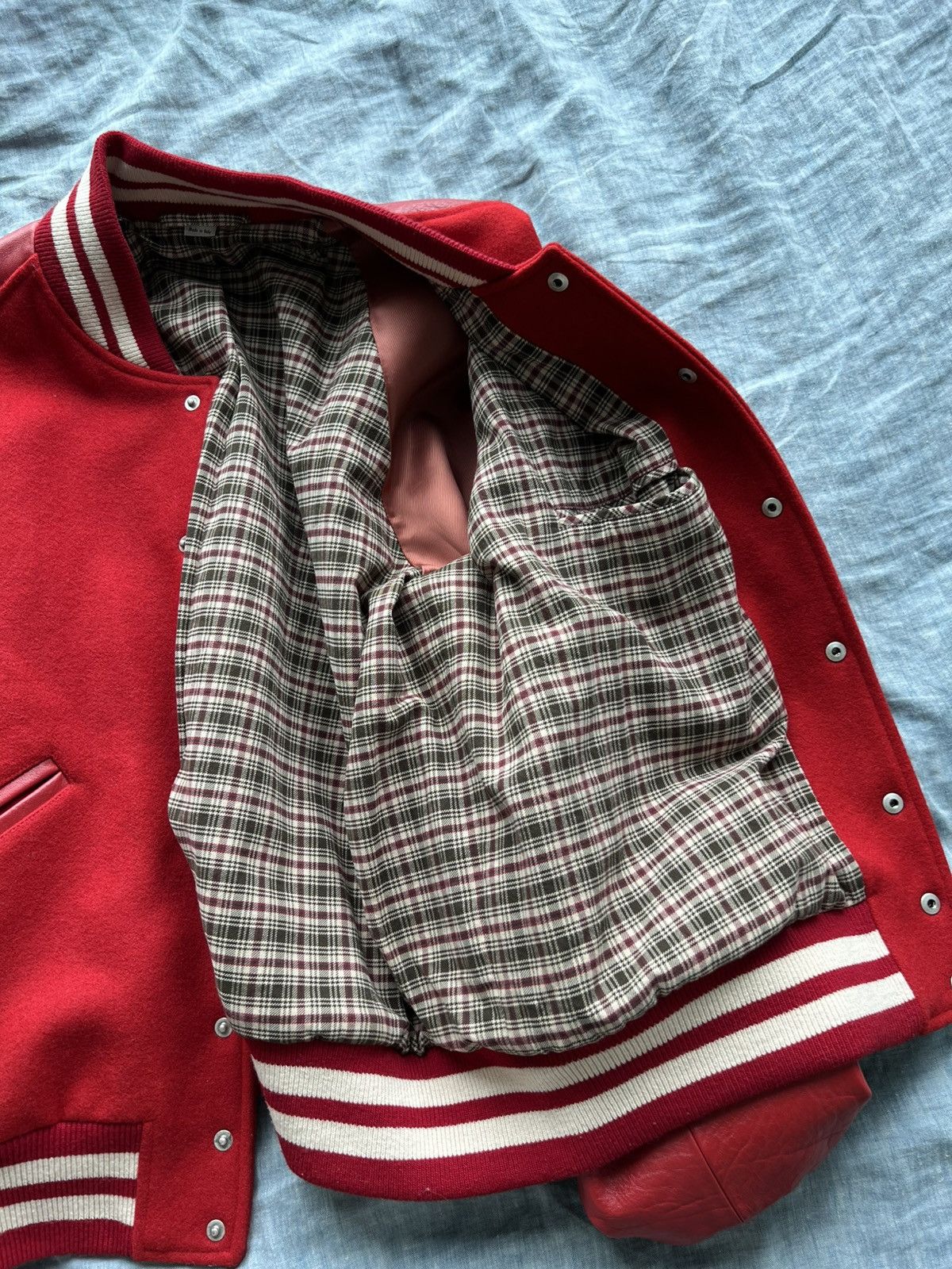 Gucci 3850USD Horsebit Varsity Letterman 20fw Alessandro Michele Size US L / EU 52-54 / 3 - 10 Thumbnail