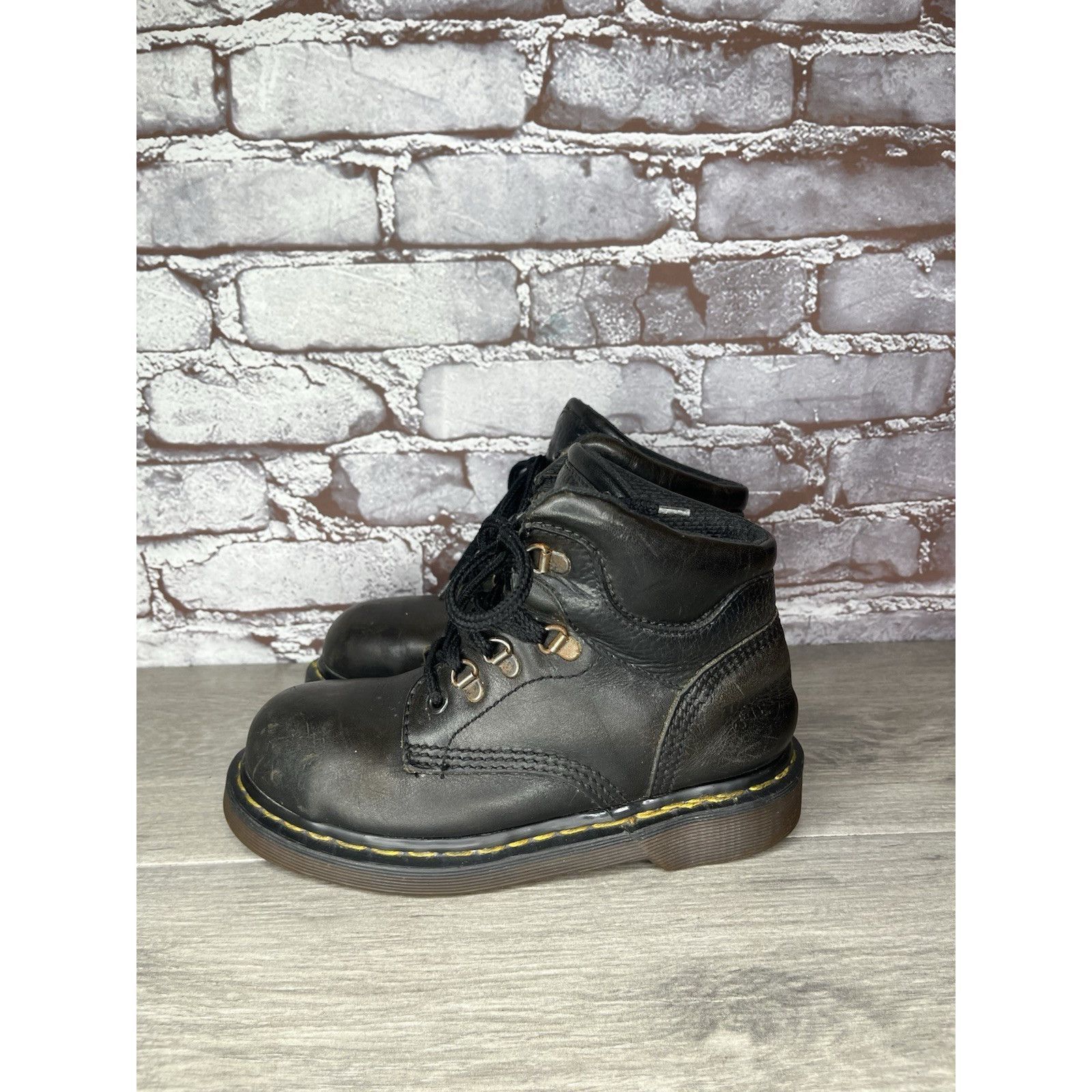 Dr. Martens Vintage Docs Dr. Martens Doc 7735 Combat Black Boots Women’s Size US 5 / IT 35 - 19 Thumbnail