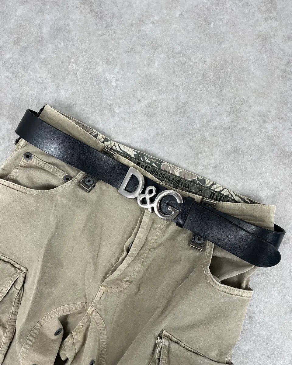 Dolce & Gabbana 2000s Dolce & Gabbana Black Leather Belt Size ONE SIZE - 1 Thumbnail