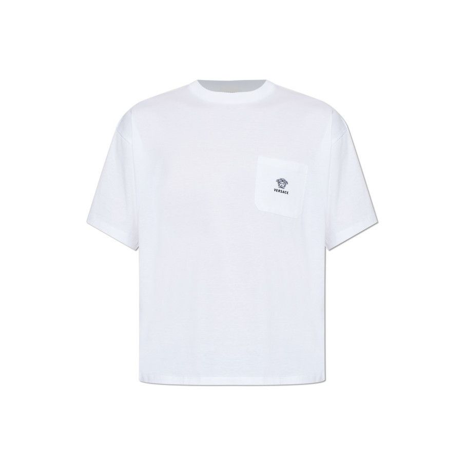 Versace VERSACE Pocket White Tshirt New & Authentic (Men's size:XXL; Size US XXL / EU 58 / 5 - 1 Preview