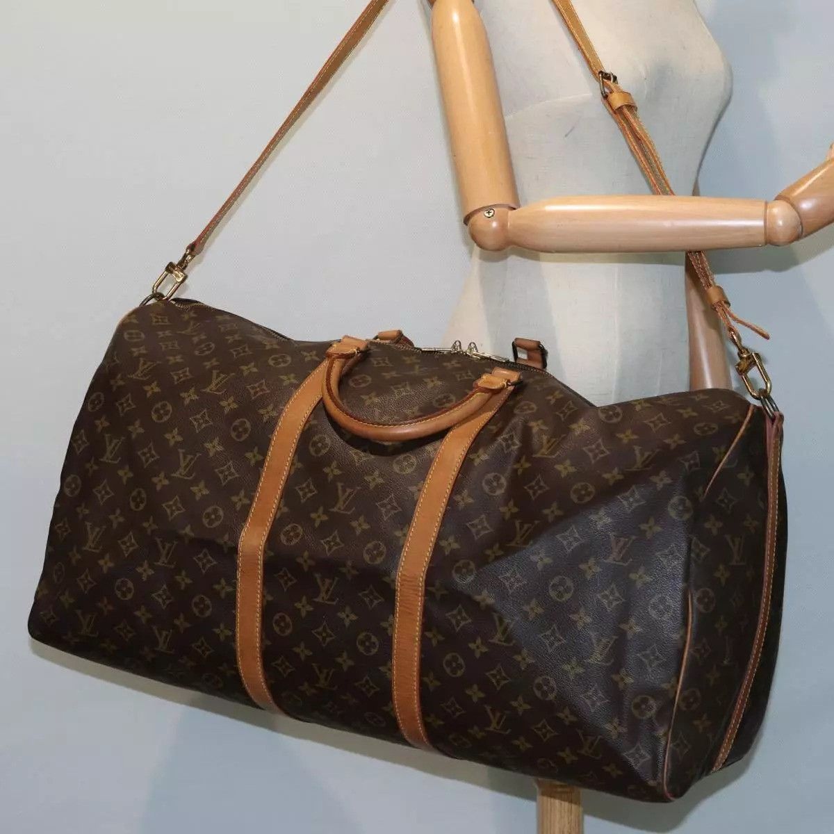 Louis Vuitton LOUIS VUITTON Monogram Keepall Bandouliere 60 Boston Bag Size ONE SIZE - 6 Thumbnail