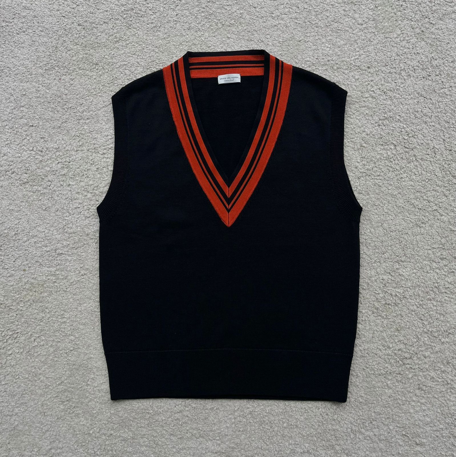 Dries Van Noten Dries Van Noten Knit Wool Vest Size US S / EU 44-46 / 1 - 1 Thumbnail