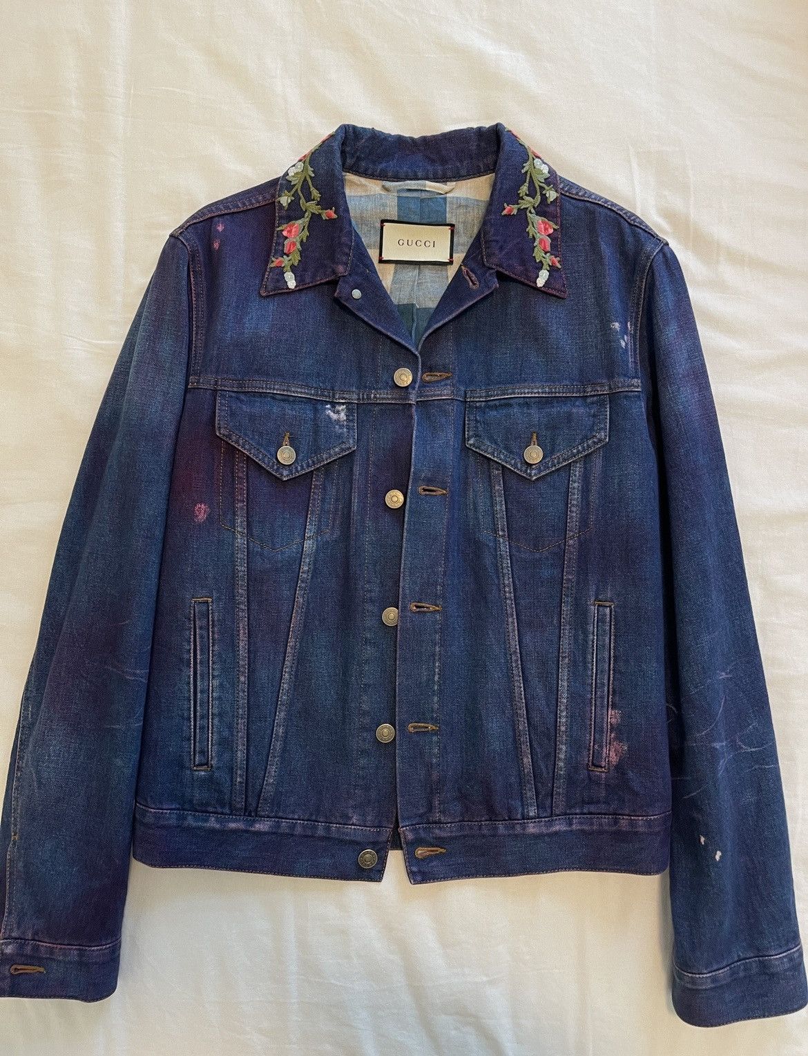 Gucci Gucci Modern Future Denim Jacket Size US S / EU 44-46 / 1 - 1 Thumbnail