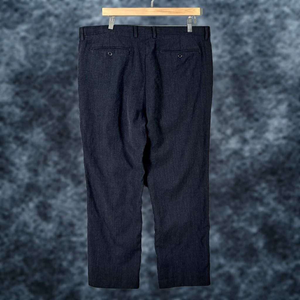 Banana Republic Banana Republic Pants Mens 38x30 Slim Birdseye Navy Wool dress Pants Regular Waist 38t 30in Inseam Mens Dress Pants Size US 38 / EU 54 - 1 Thumbnail