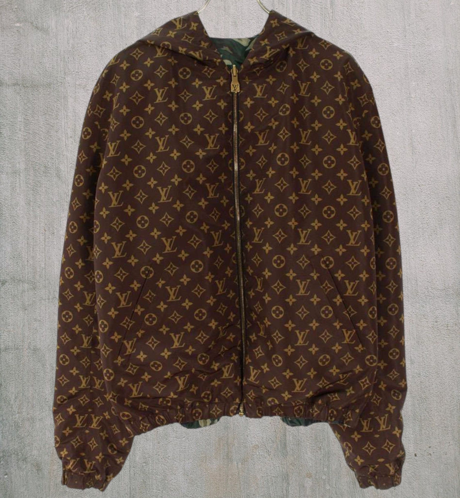 Louis Vuitton Louis Vuitton LV Monogram Reversible Сamouflage Windbreaker Size US L / EU 52-54 / 3 - 3 Thumbnail