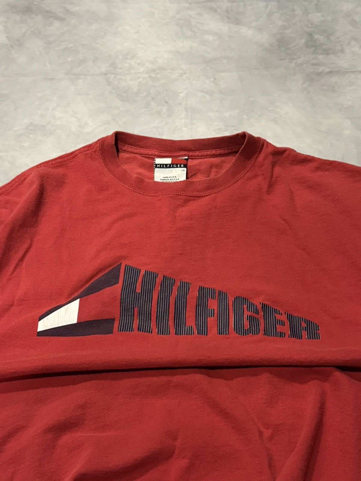 Tommy Hilfiger Tommy Hifliger 90’s vintage made in USA TEE Size US L / EU 52-54 / 3 - 3 Thumbnail