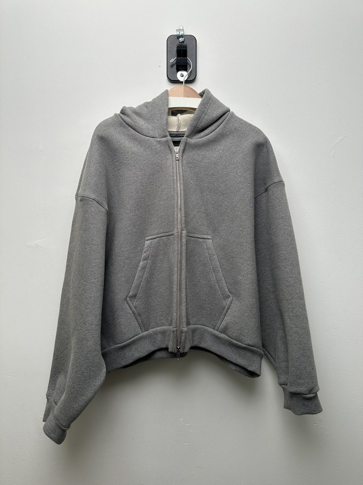 Balenciaga Balenciaga Heavy Grey Zip Hoodie Size US M / EU 48-50 / 2 - 2 Thumbnail