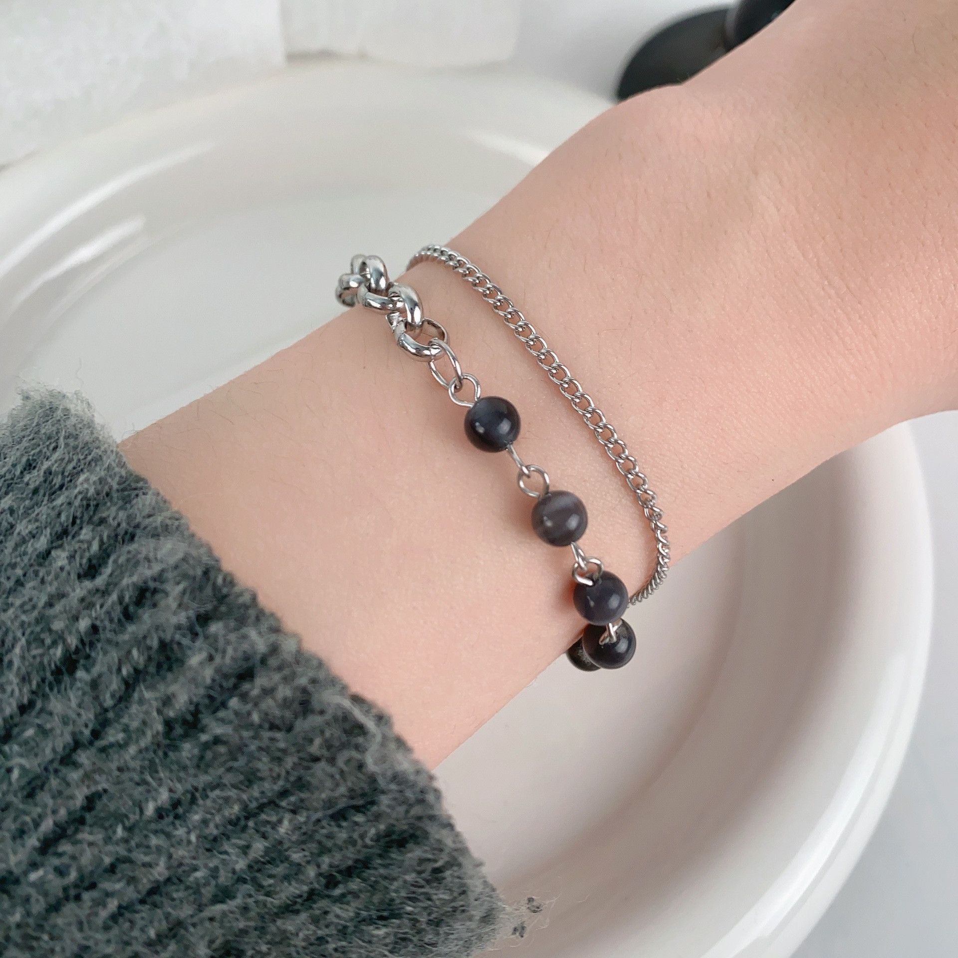 Jewelry Matchless Bracelet Y2K Punk Chain Gotch Bracelets Chains Size ONE SIZE - 1 Thumbnail
