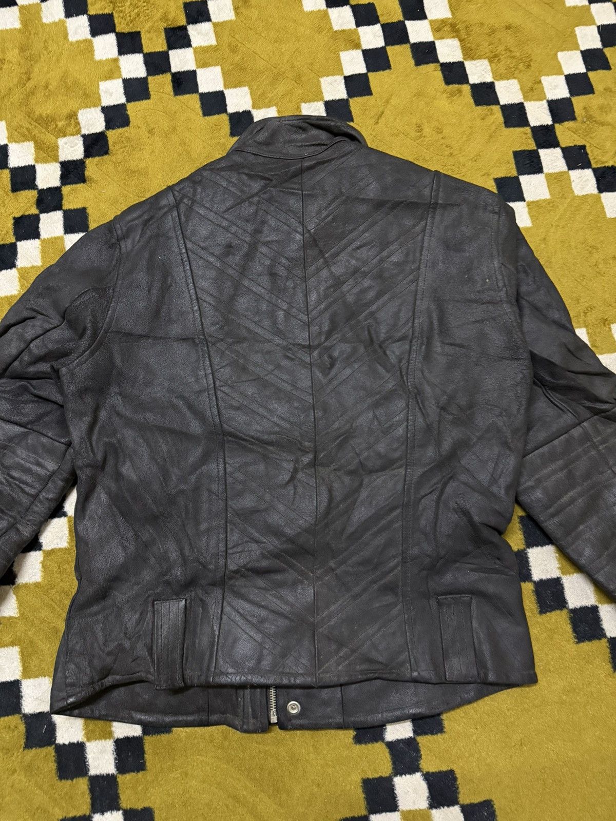 Morgan Homme Vintage Morgan Biker Leather Jacket Size US S / EU 44-46 / 1 - 10 Thumbnail