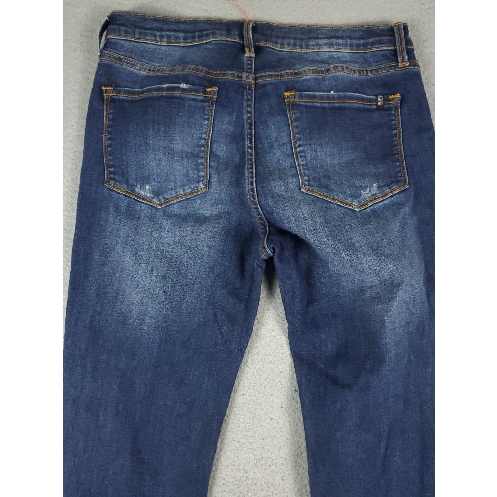 Abercrombie & Fitch Abercrombie & Fitch Womens Blue Straight Leg Jeans 30x30 Medium Wash Cotton Blend Size 30" / US 8 / IT 44 - 7 Thumbnail