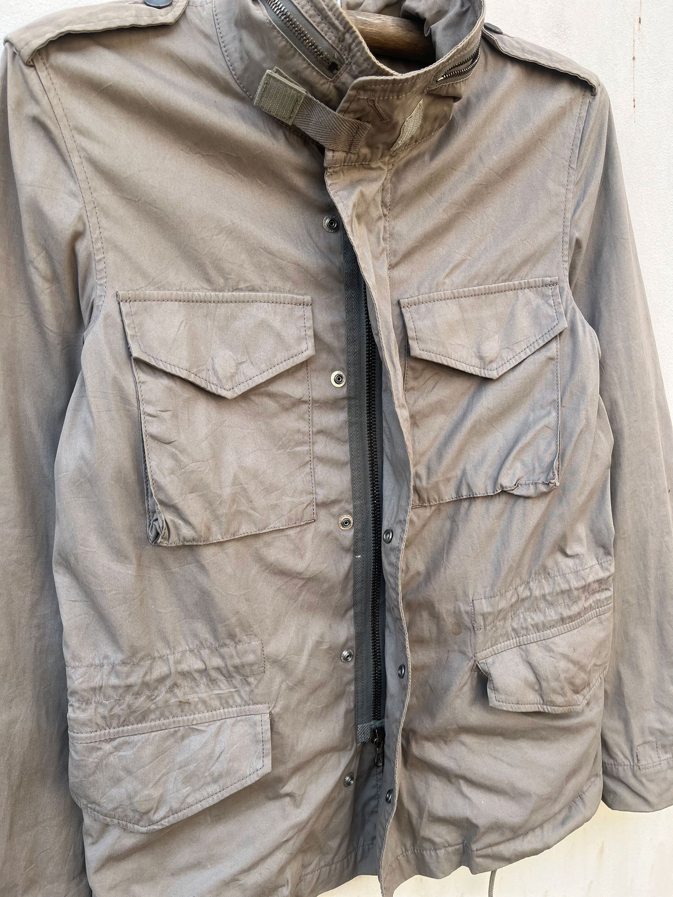 Kazuyuki Kumagai Attachment Attachment M65 Military Army Zipper Snap Button Jacket Size US M / EU 48-50 / 2 - 2 Thumbnail