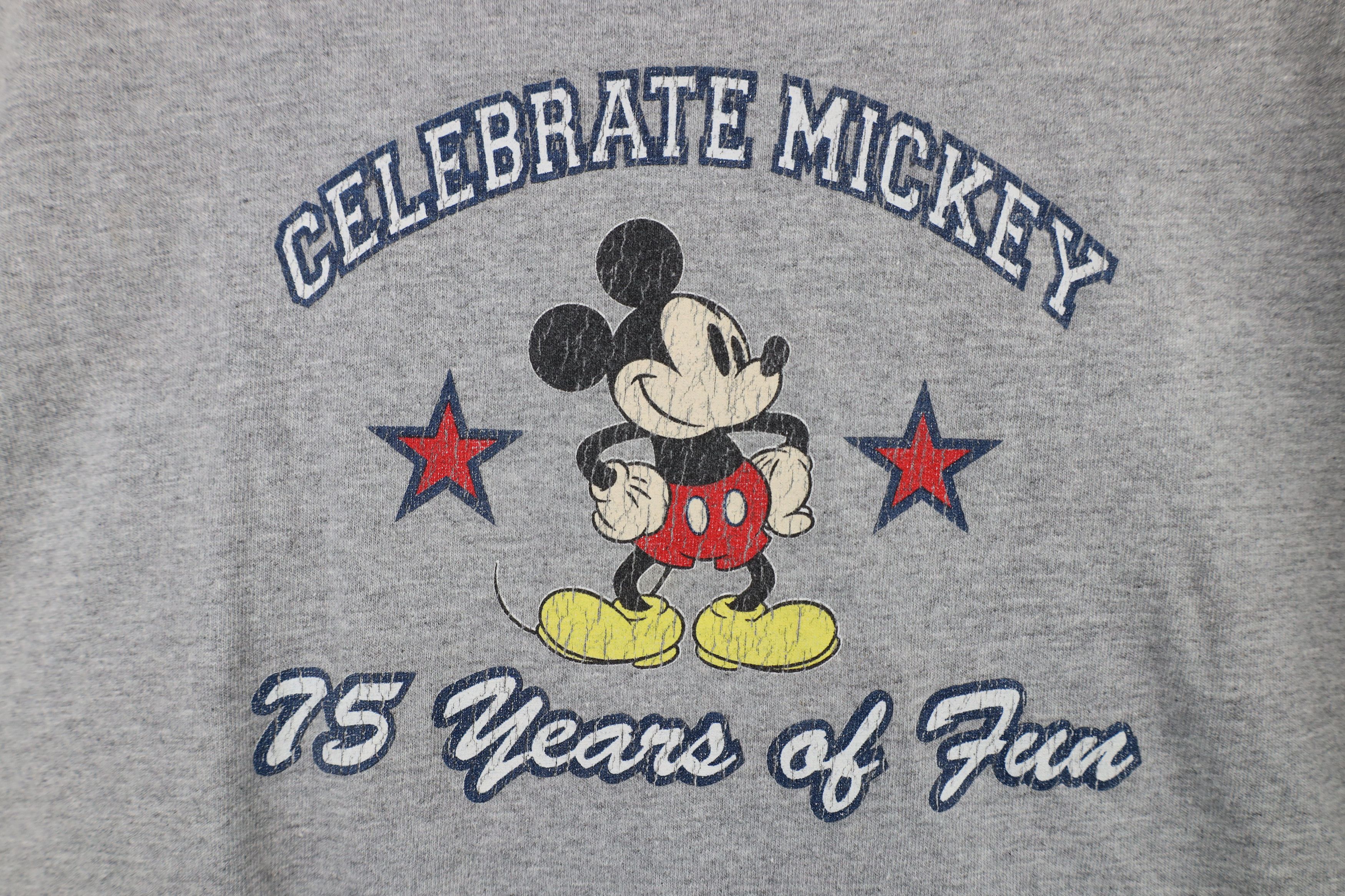 Disney × Vintage Vintage Y2K Disney Spell Mickey Mouse Short Sleeve T-Shirt Size US XL / EU 56 / 4 - 4 Thumbnail