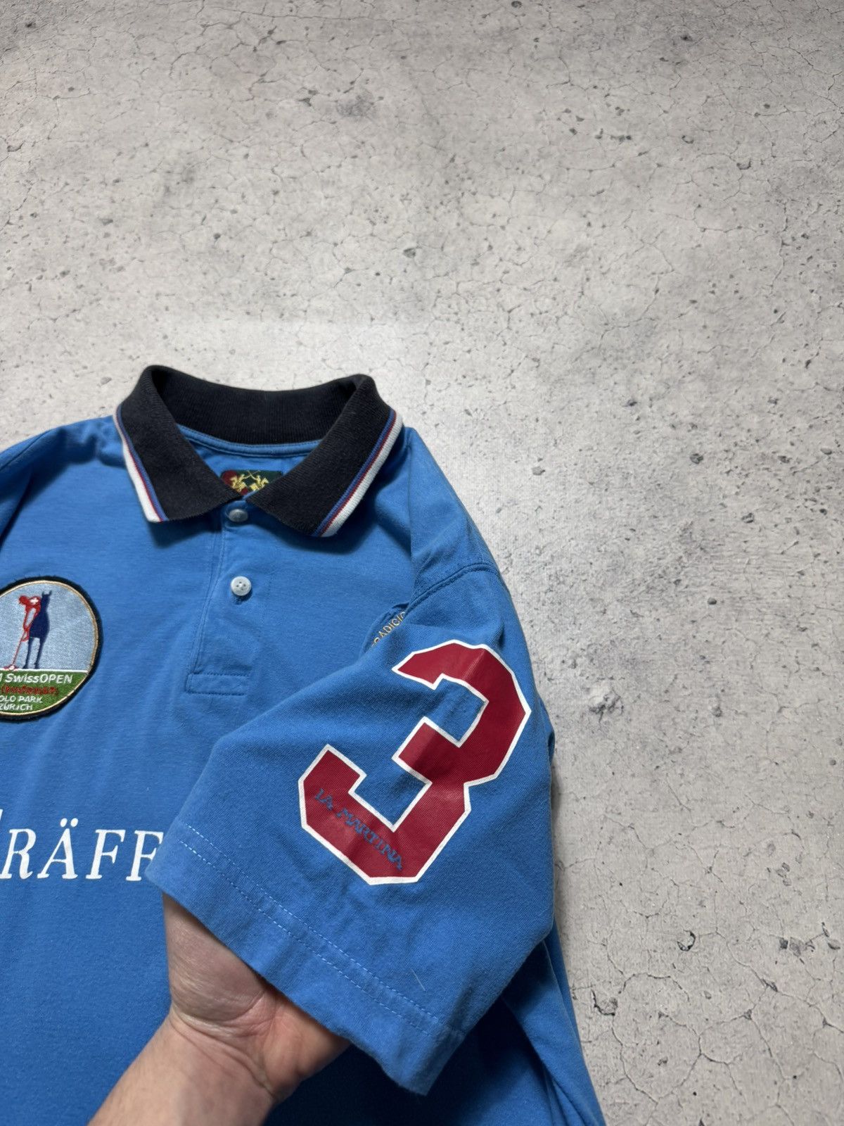 La Martina La Martina #3 Polo Team Vintage Polo Shirt Size M Blue Size US M / EU 48-50 / 2 - 7 Thumbnail