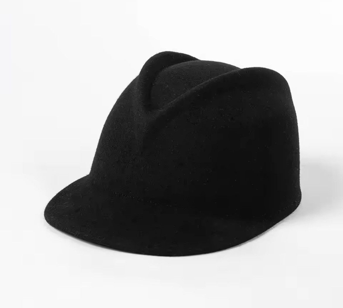 Japanese Brand Wool Riding Peaked Cap Size ONE SIZE - 1 Thumbnail