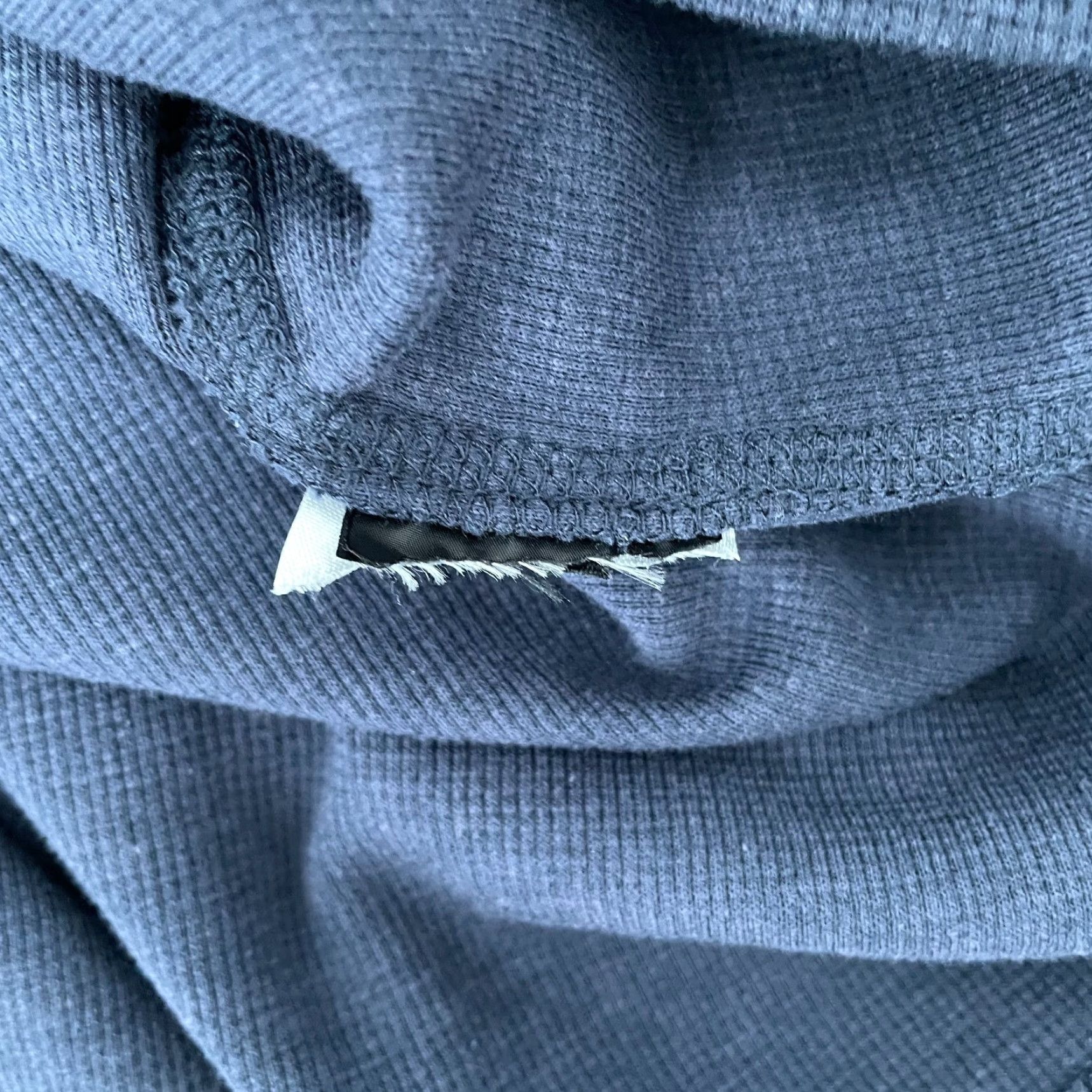 Karl Lagerfeld KARL LAGERFELD Sweater Mens XL Blue Waffle Knit Long Sleeve Crew Neck Casual Size US XL / EU 56 / 4 - 7 Thumbnail