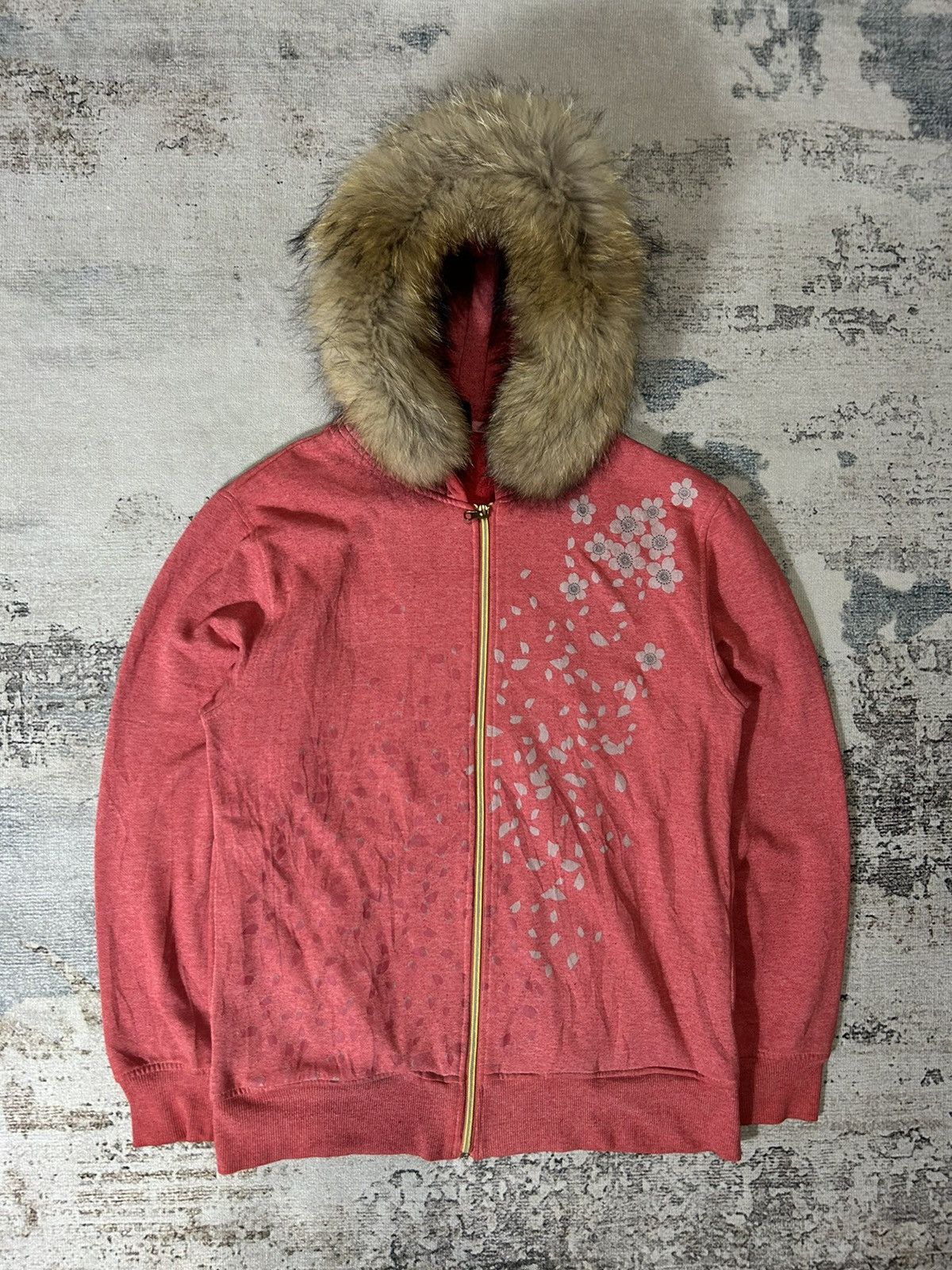 20471120 Fur Removable Zip Hoodie Sukajan Style Karakuri Size US L / EU 52-54 / 3 - 1 Thumbnail