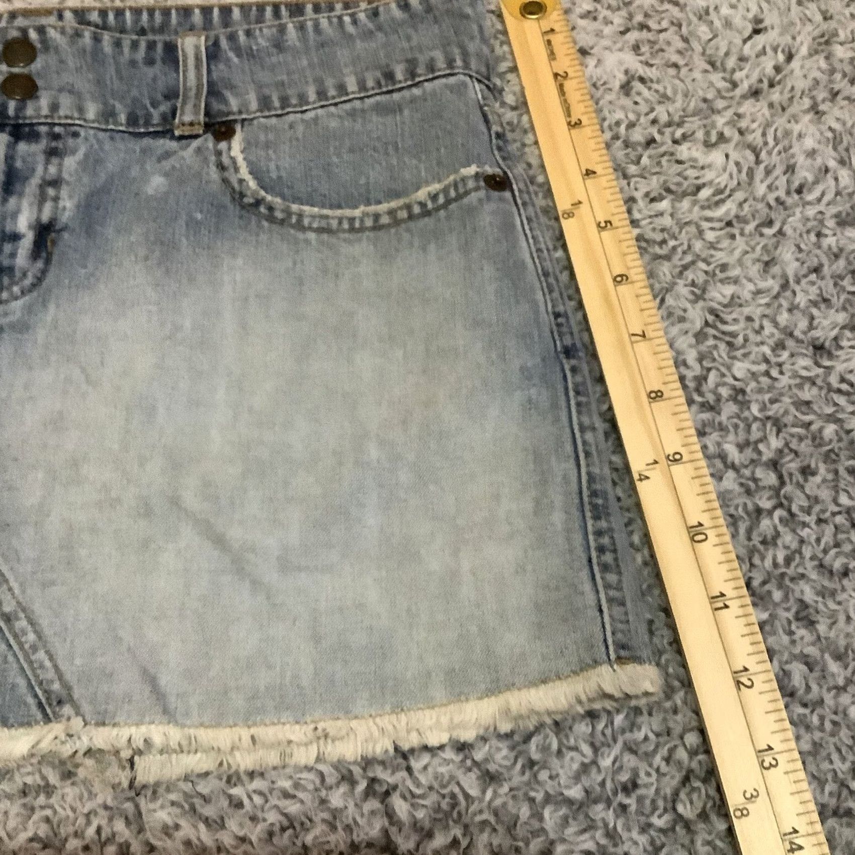 Abercrombie & Fitch Abercrombie & Fitch women blue denim skirt size 4 Mini Size 27" / US 4 / IT 40 - 3 Thumbnail