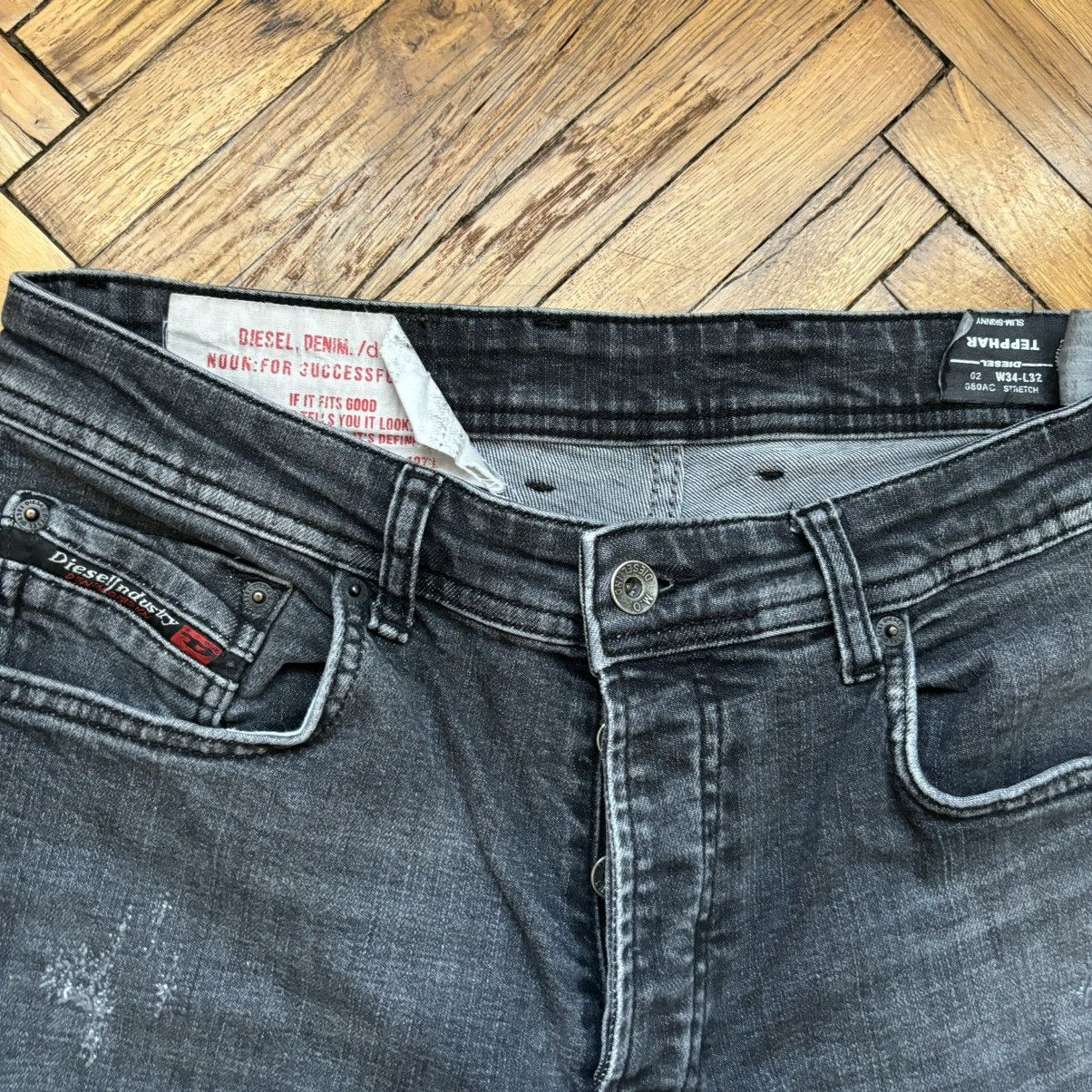 Diesel × Diesel Black Gold Distressed Diesel Denim Jeans Made in Italy Size US 34 / EU 50 - 3 Thumbnail