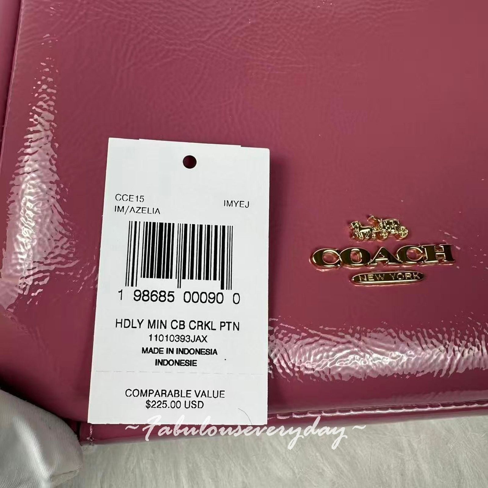 Coach COACH Hadley Mini Crossbody Bag Shoulder Leather/Gold/Azelia Size ONE SIZE - 5 Thumbnail