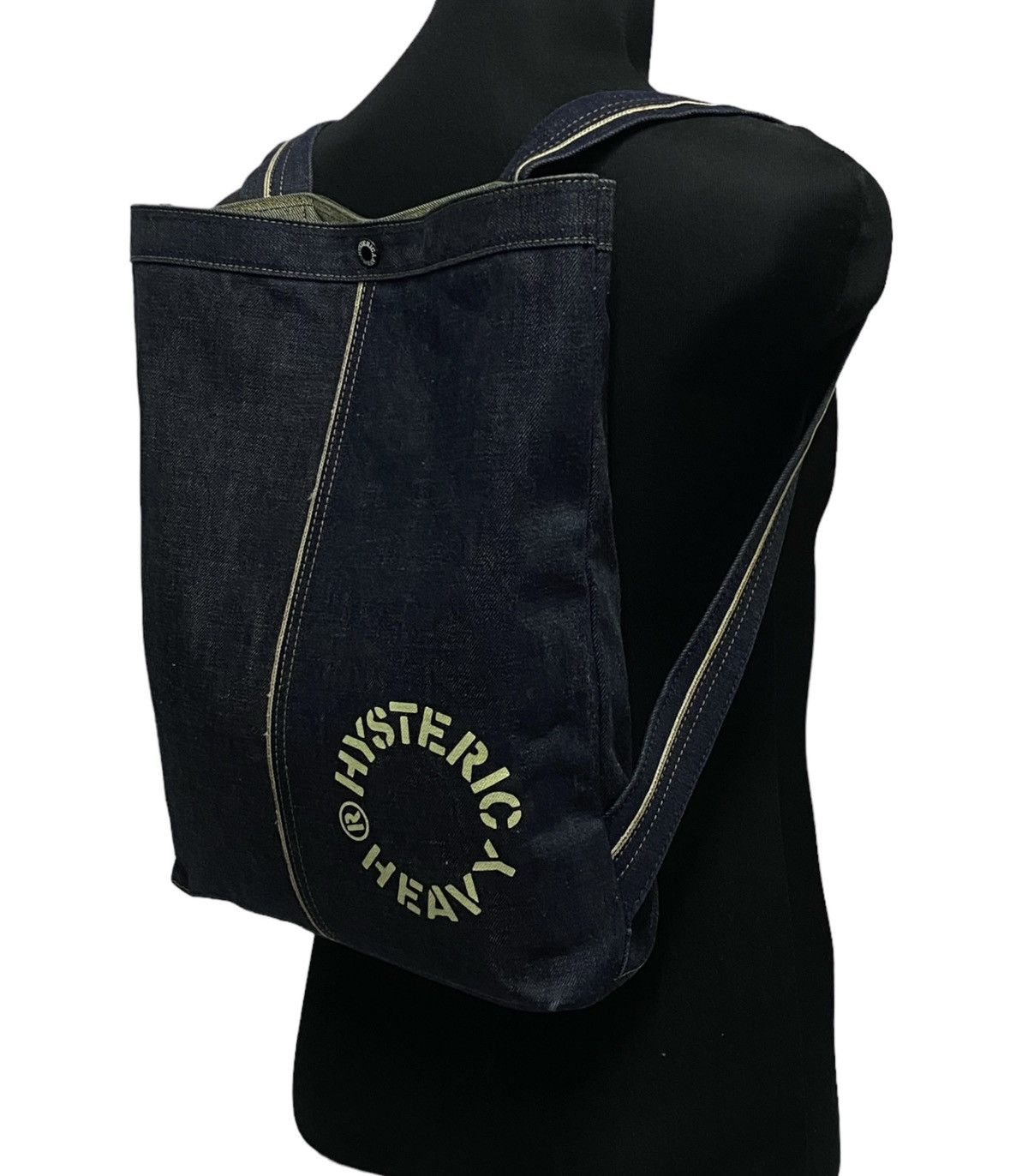 Hysteric Glamour Hysteric Glamour Selvedge Denim Backpack Size ONE SIZE - 3 Thumbnail