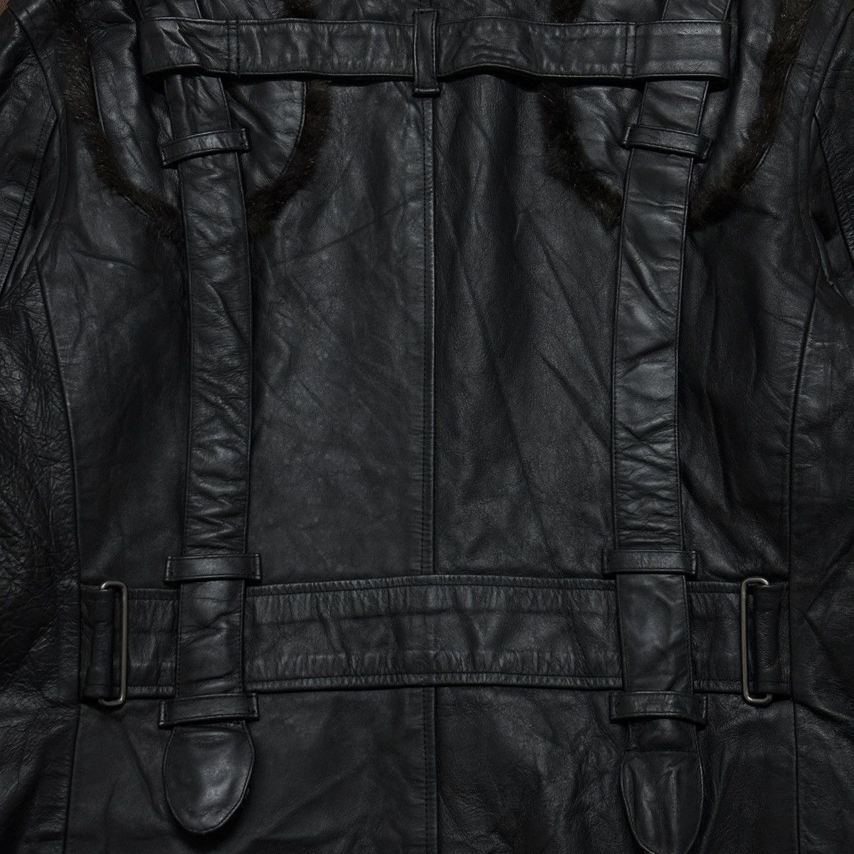 Yoshiyuki Konishi 1990 Yoshiyuki Konishi Ficce Uomo Leather Jacket Size US XL / EU 56 / 4 - 7 Thumbnail