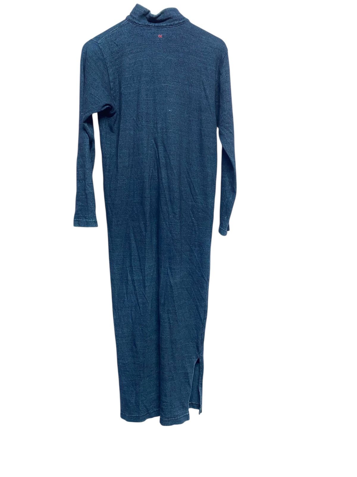 45rpm vintage 45rpm long-sleeved denim midi dress with a mock neck Size ONE SIZE - 2 Thumbnail