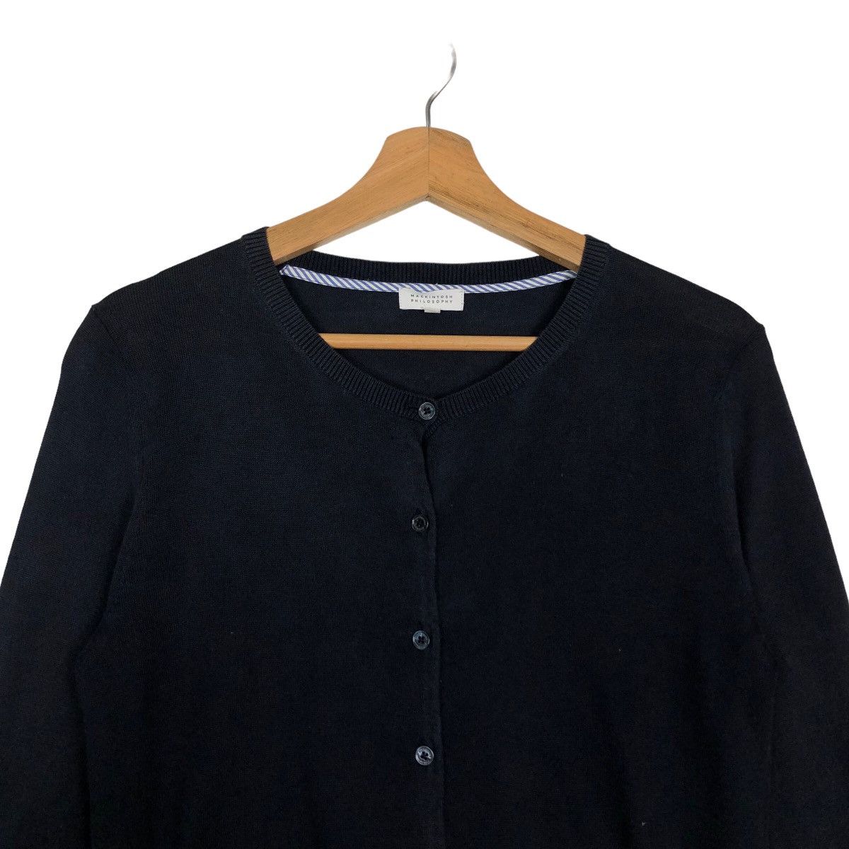 Japanese Brand 🔥Iconic Black Vintage Knit Sweatshirt Size S / US 4 / IT 40 - 2 Thumbnail