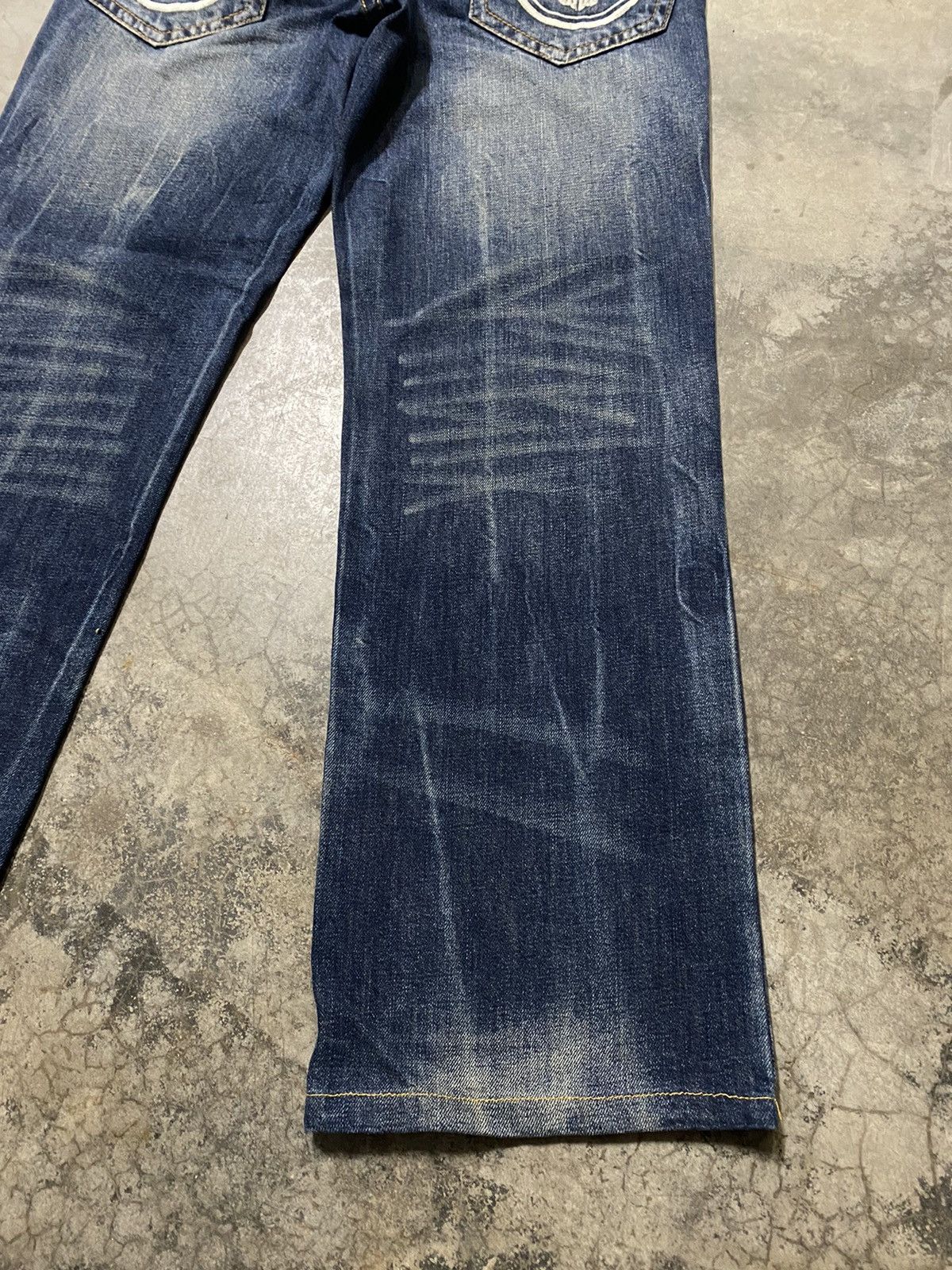 Hysteric Glamour × If Six Was Nine × Tornado Mart Baggy Jeans Japanese Infinity Embroidery Sukajan Japan Size US 34 / EU 50 - 3 Thumbnail