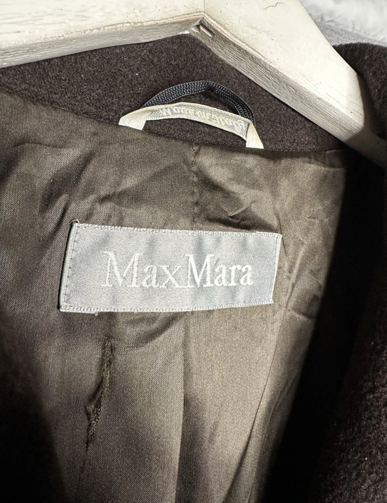 Max Mara Vintage Max Mara Wool Long Coat Woman’s Size IT 44 Size M / US 6-8 / IT 42-44 - 3 Thumbnail
