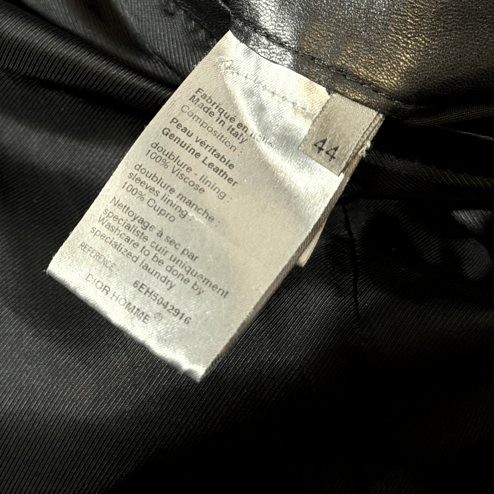 Dior AW06 Dior Homme Leather Multi Zip Jacket Size US S / EU 44-46 / 1 - 7 Thumbnail