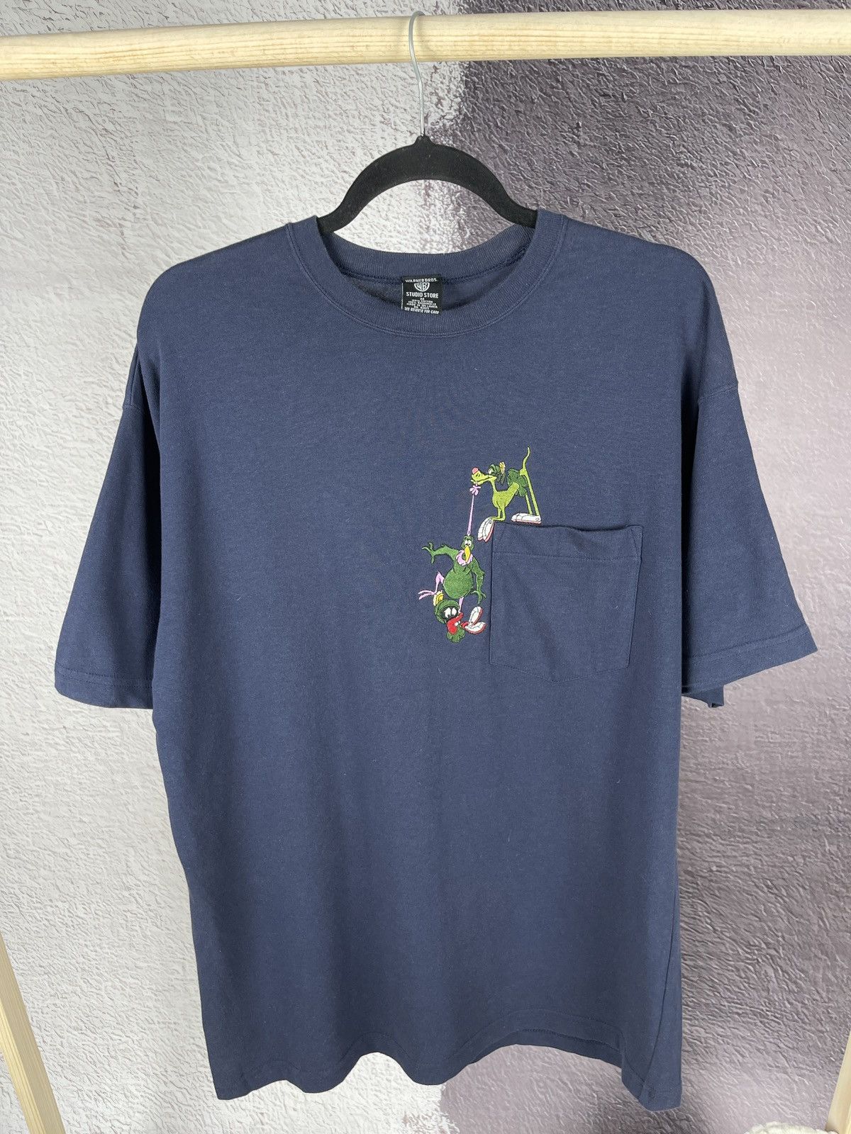 Cartoon Network Warner bros. Vintage 1996 Marvin The Martian Embroidered tee Size US M / EU 48-50 / 2 - 2 Thumbnail