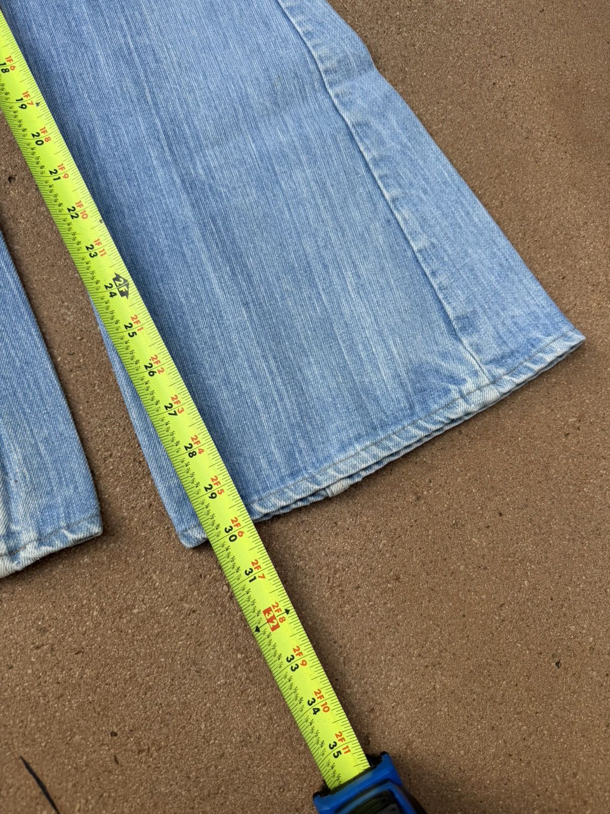 Levi's Vtg 80’s Levi’s 784 Orange Tab Bellbottom Flare Jeans 29x30 Size 29" - 10 Thumbnail
