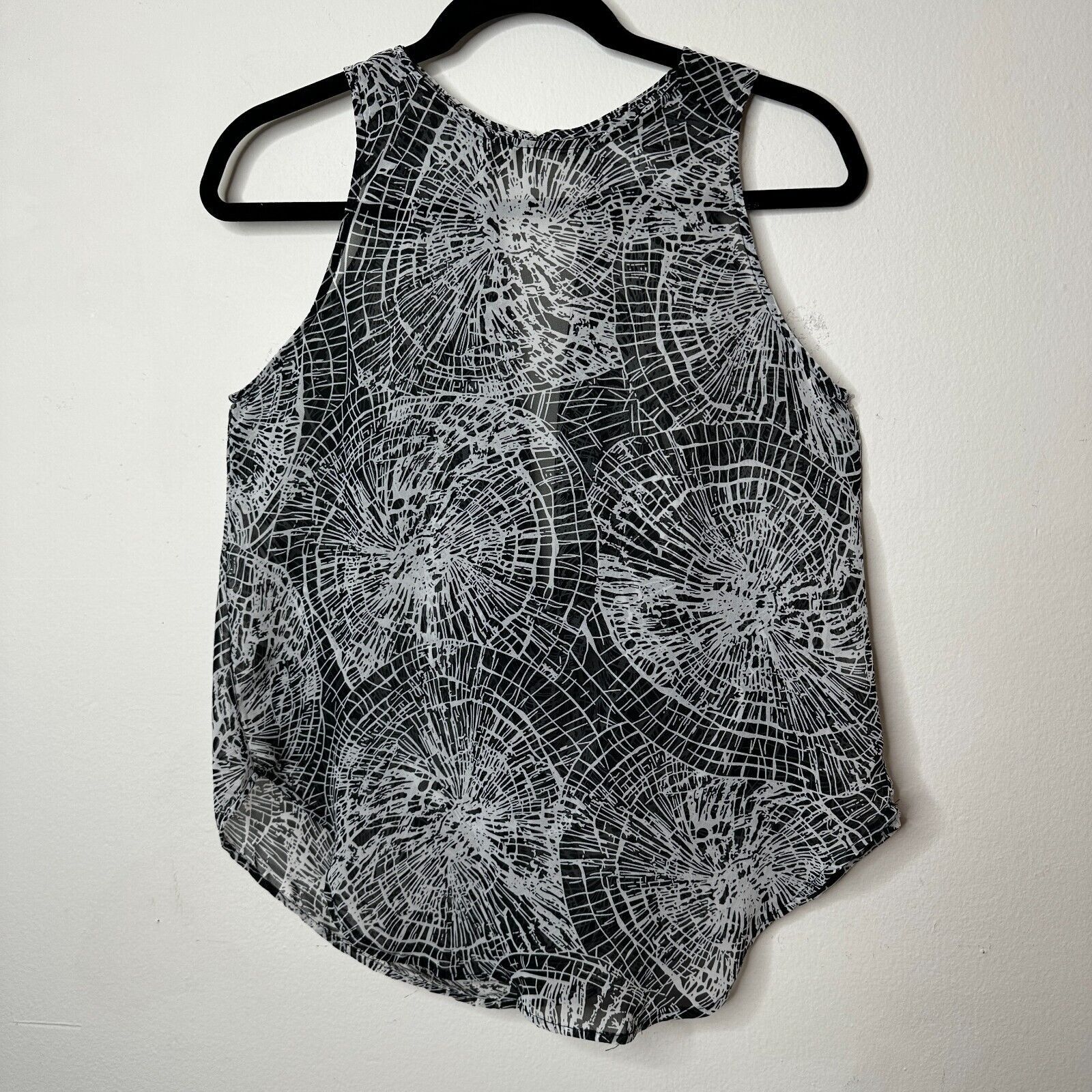 Other Ovi Black White Circle Design Keyhole Sleeveless Blouse S Size S / US 4 / IT 40 - 11 Thumbnail