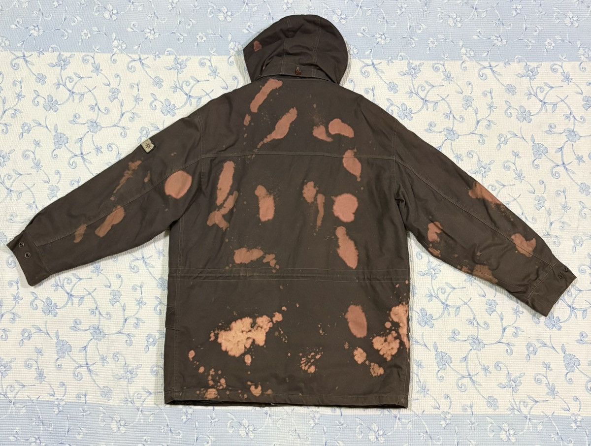 Vintage Sythetic Utility Parka Hooded Zip Up Acid Wash Jacket Size US L / EU 52-54 / 3 - 6 Thumbnail