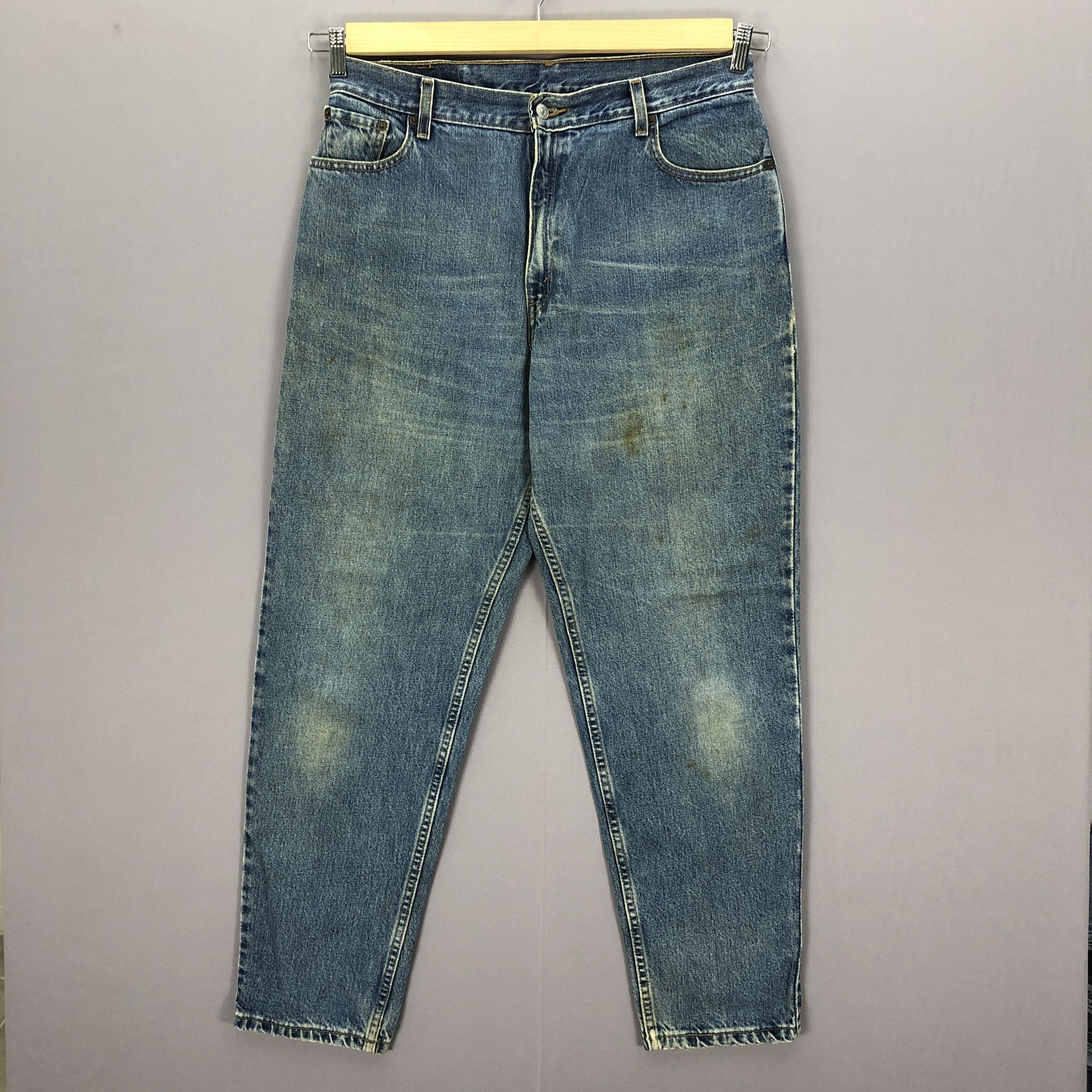 Levi's Vintage 90s Levis Stonewash Jeans Levi's Baggy Tapered Denim Size US 32 / EU 48 - 1 Thumbnail