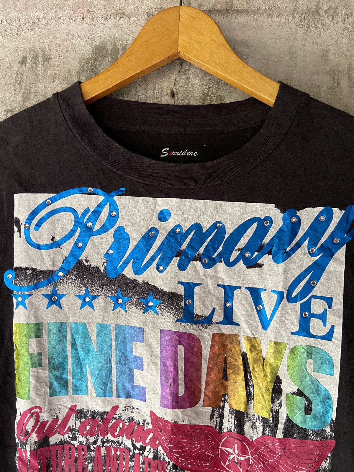 Beauty Beast × Hysteric Glamour × Japanese Brand PRIMARY LIVE FINE DAYS SORRIDERE TEE Size US M / EU 48-50 / 2 - 4 Thumbnail