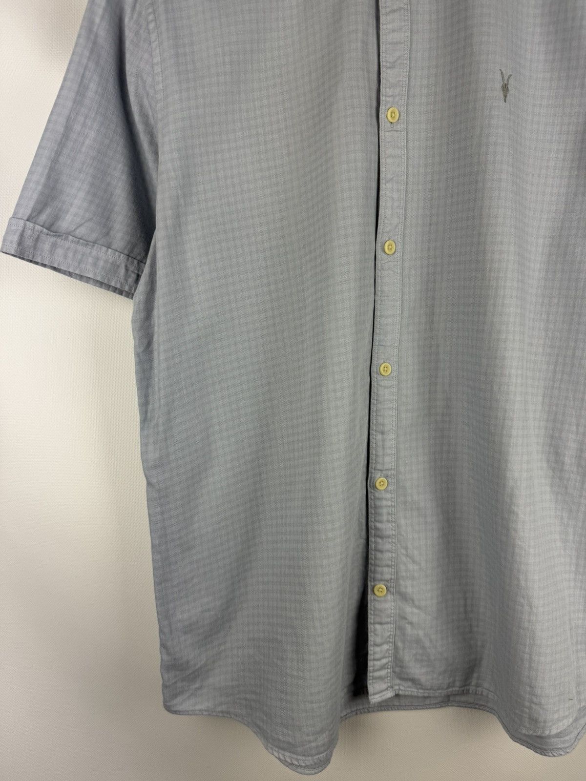 Allsaints Allsaints Sanborn SS Short Sleeve Checked Button Up Shirt Size US L / EU 52-54 / 3 - 7 Thumbnail