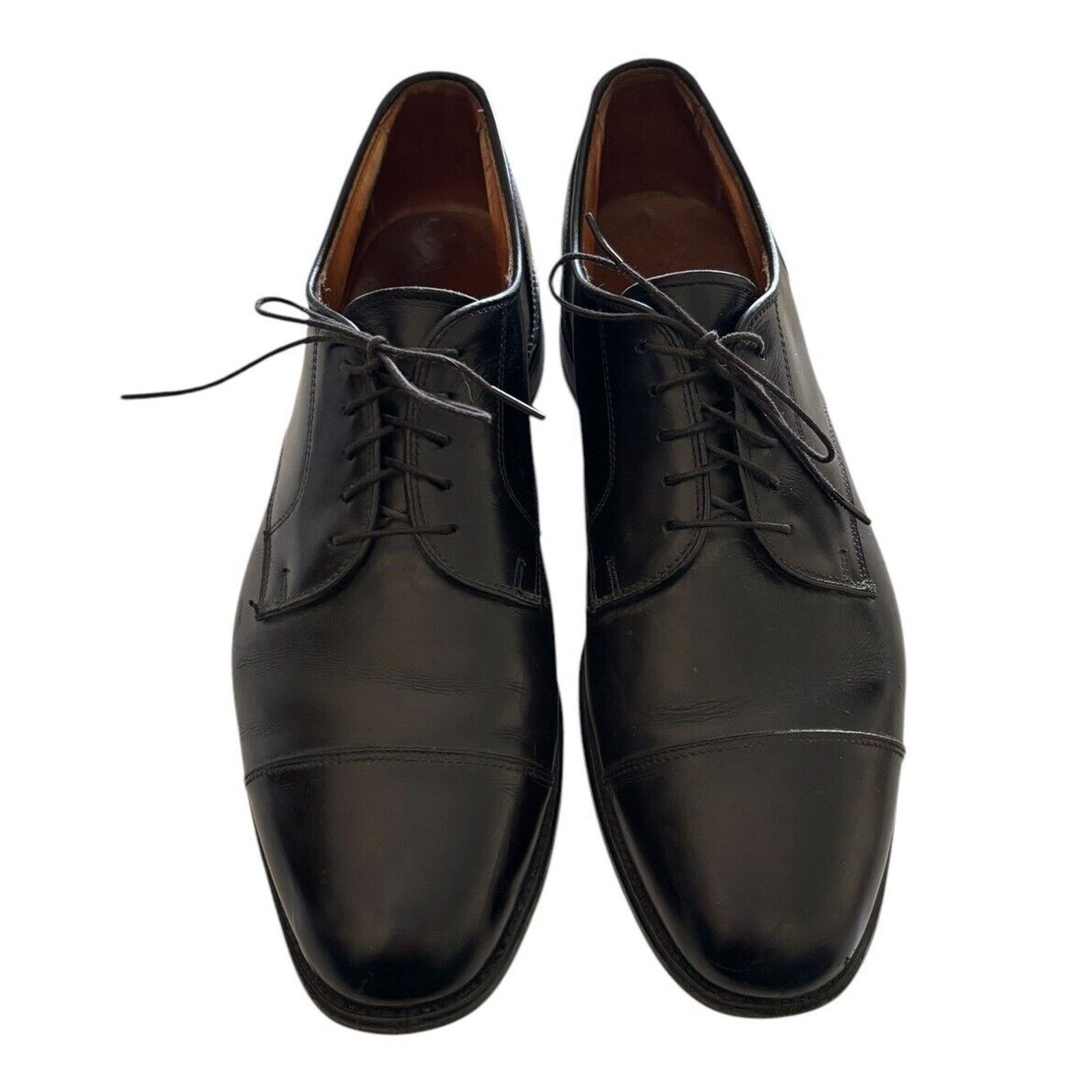 Allen Edmonds Allen Edmonds 10.5 Cap Toe Cortland Men Dress Shoes Leather Size US 10 / EU 43 - 1 Thumbnail