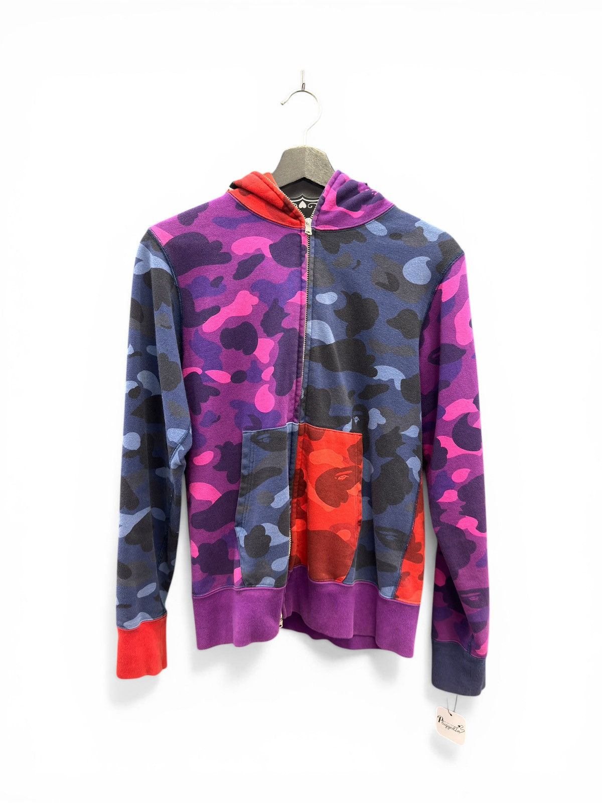 Bape Bape Multicolor Camo Shark Zip Up Size US S / EU 44-46 / 1 - 2 Thumbnail