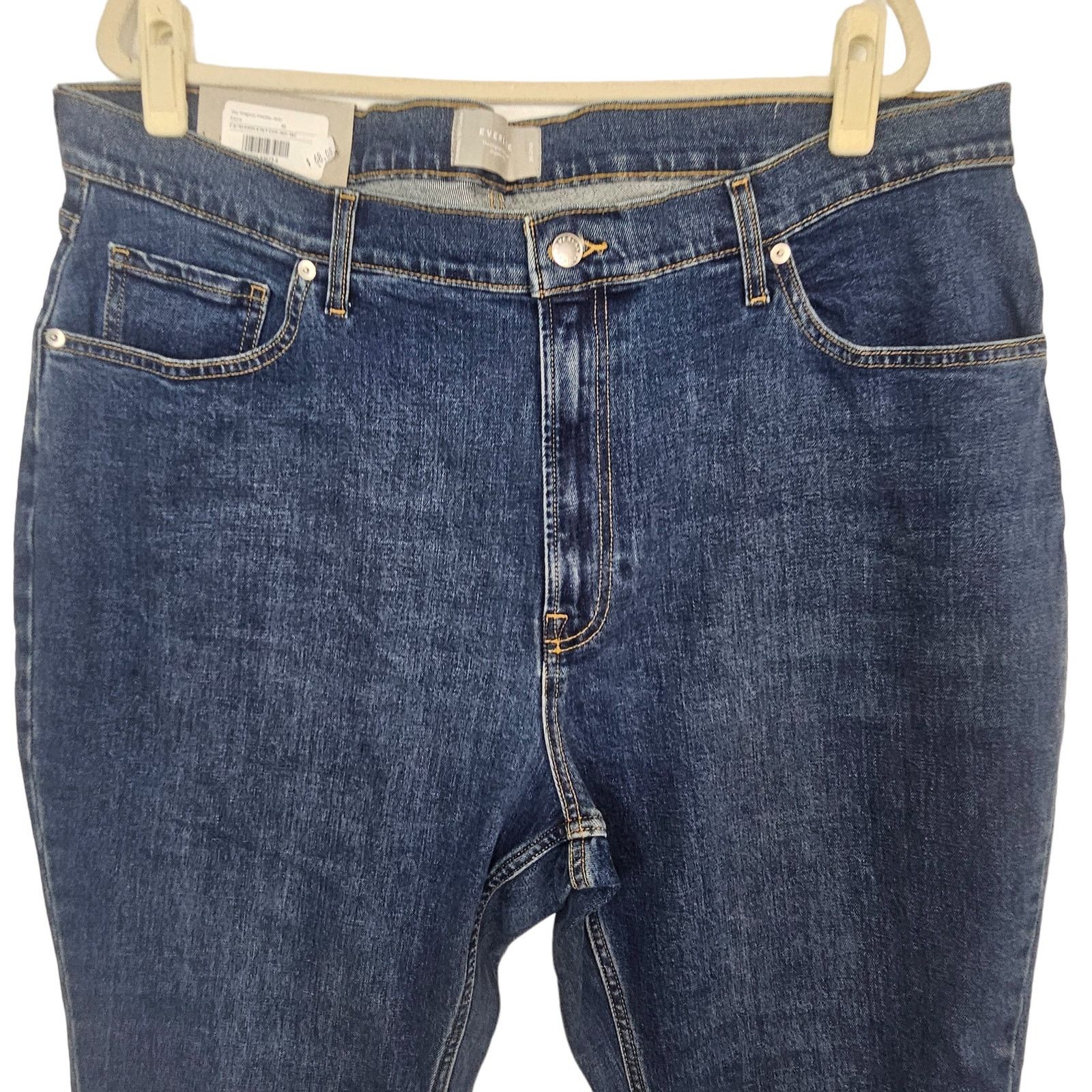Everlane Everlane Womens The Original Cheeky Jeans Cropped High Waist Size 41" - 2 Thumbnail