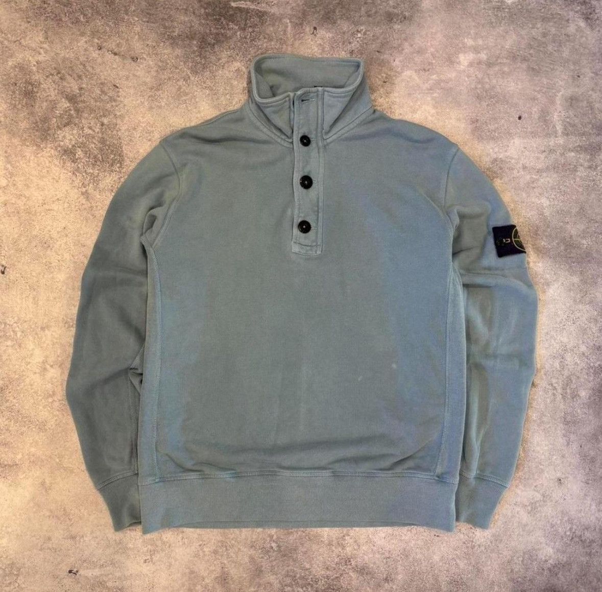 Stone Island Stone island blue quarter-zip jumper Size US M / EU 48-50 / 2 - 4 Thumbnail
