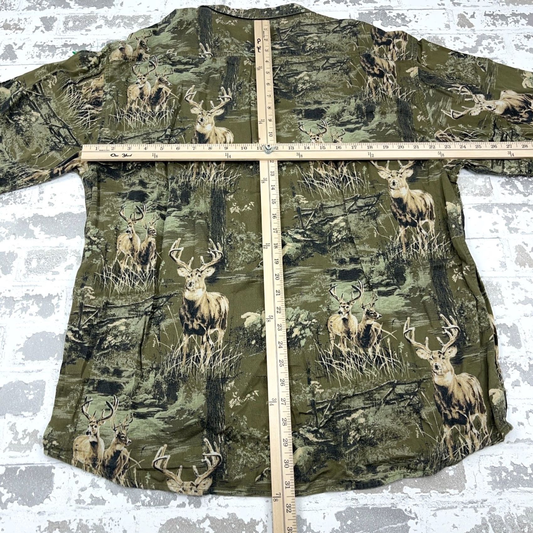 Vintage Bit & Bridle Shirt Men XL Camouflage Button Up Western Casual Workwear VTG Y2K Size US XL / EU 56 / 4 - 4 Thumbnail